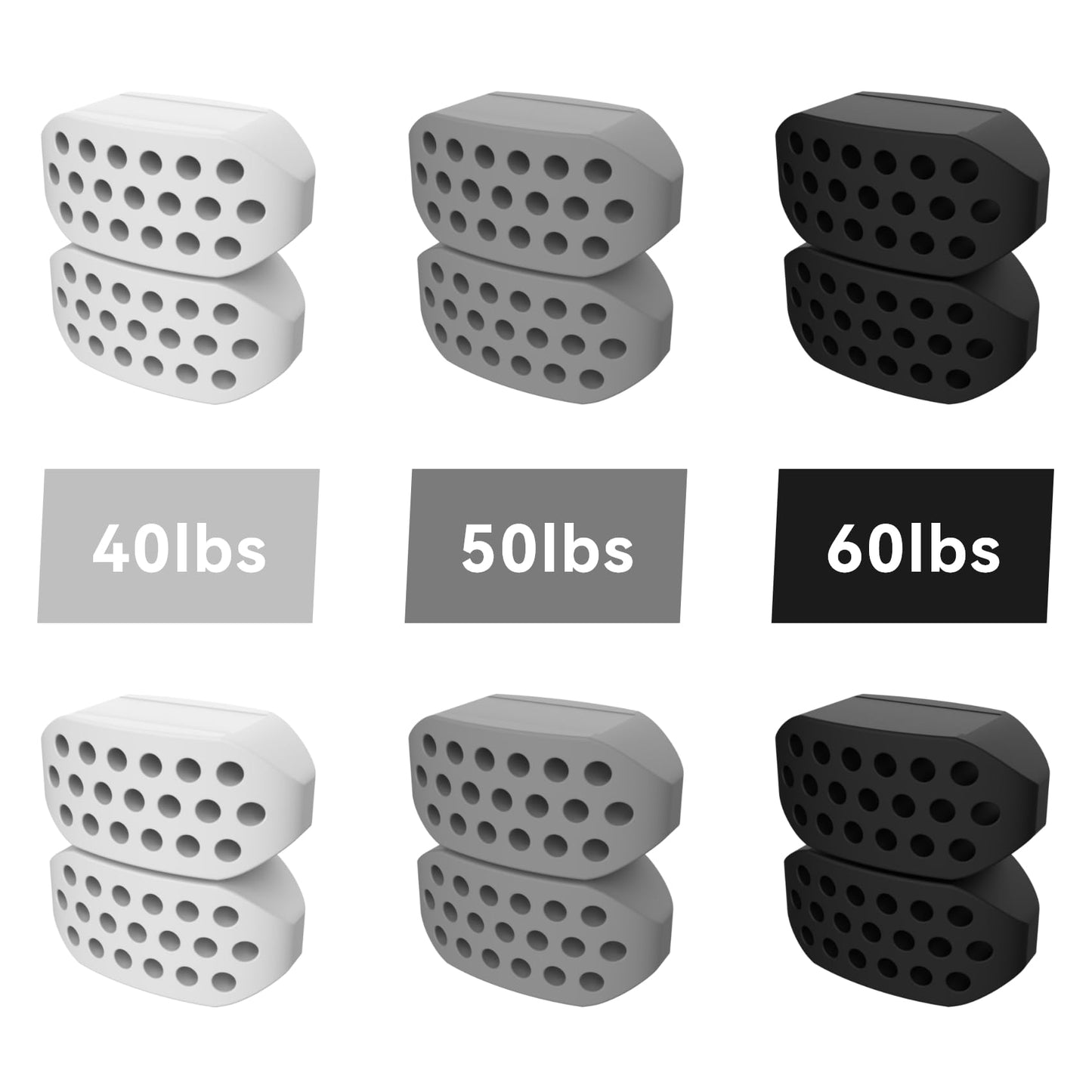 Ejercitadores de Mandíbula - Pack 2× JawFlex Pro