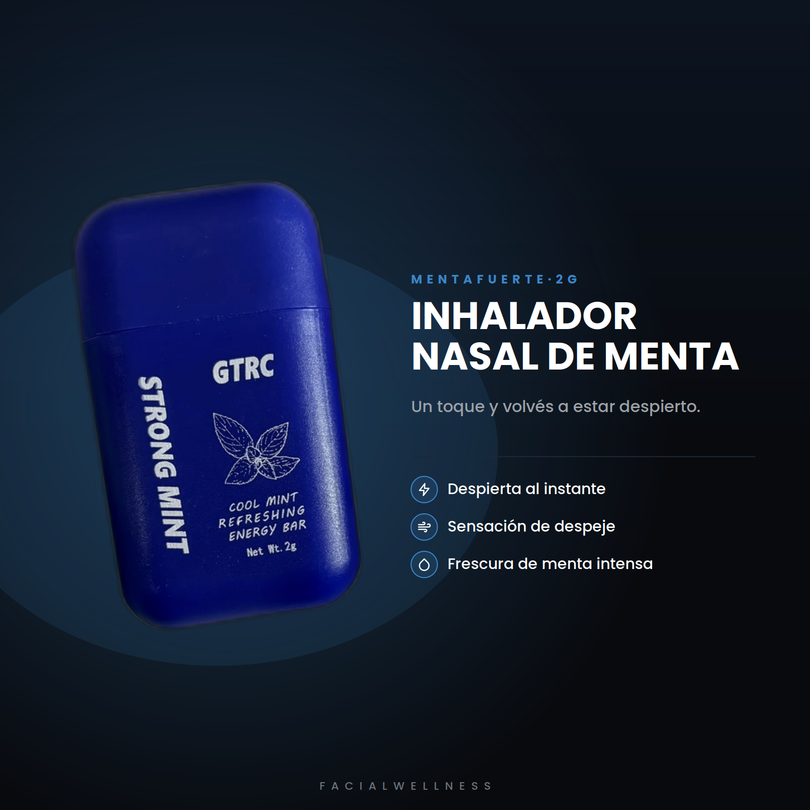 Inhalador nasal - Respira al instante