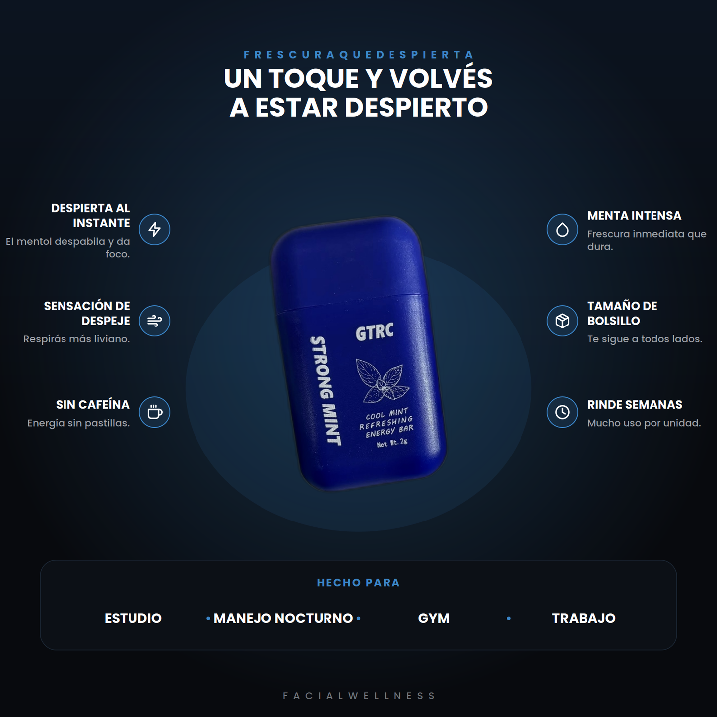 Inhalador nasal - Respira al instante