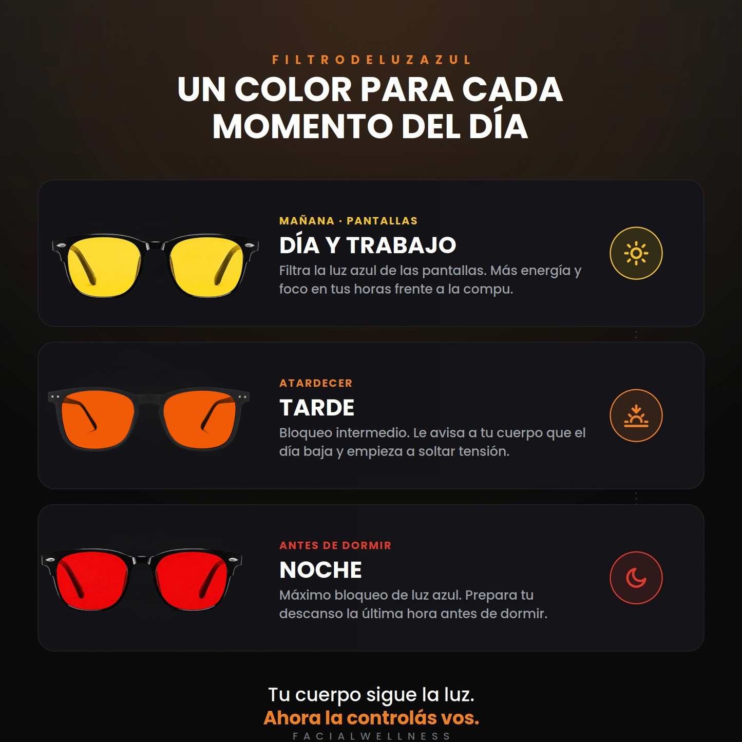 Lentes con bloqueo luz azul