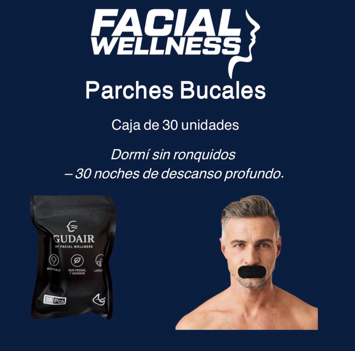 Parches bucales (30 unidades)