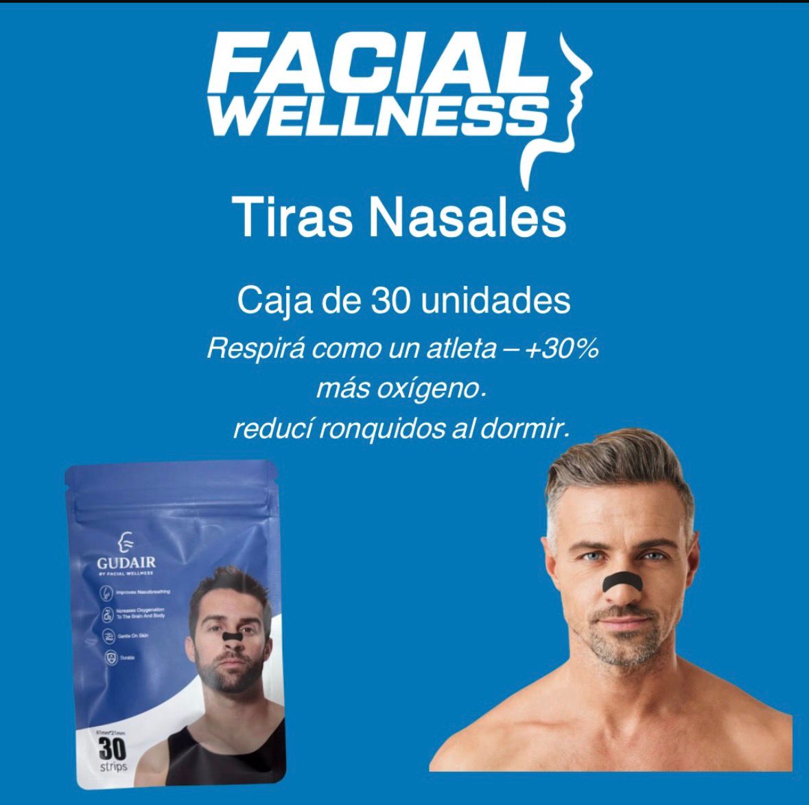 Tiras nasales (30 unidades)